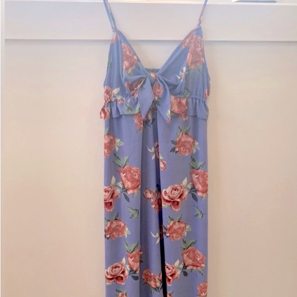 Velvet Torch Los Angeles Maxi floral dress with adjustable straps